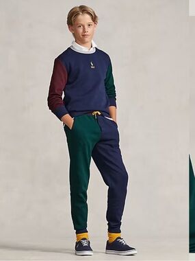 Color-Blocked Double-Knit Sweatshirt
Boys 8-20